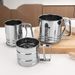 Handheld Halbautomatische Haushalts Edelstahl Backen Hilfs Werkzeug Mehl Filter Zucker Pulver Sieb_voghion.com
