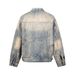 Heavy-Duty Distressed Rhinestone Denim Jacket Punk Wasteland Washed Vintage Dirty Dyed Loose Turn-Down Collar Coat Men's_voghion.com