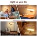 Wooden Motion Sensor Wall Lights - Magnetic Reading Lamps For Hotels/Libraries_voghion.com