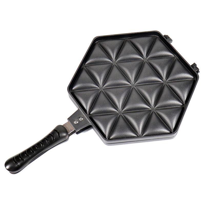 Háromszög alakú, kerek tortaforma-készítő Dupla grillsütő_voghion.com