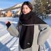High end versatile ice cream with wool lock edge design women, autumn and winter Korean atmosphere, warm scarf for men_voghion.com