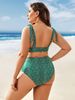 Bikini sexy costume trois pièces maillot de bain une pièce à pois populaire maillot de bain grande taille_voghion.com