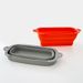 Silicone Catcher Black Stone BBQ Grill Draining Box Grease Collection Foldable Oil Cup_voghion.com