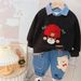 Boys Autumn Wool Hat Bear Sweater Suit 1 To 3 Years Old Baby Boy Spring And Autumn Boy Clothes Children Two Piece Suit_voghion.com