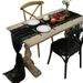 Elegant Black Lace Table Runner - Cover For Coffee Table, TV Stand & Dressing Table_voghion.com
