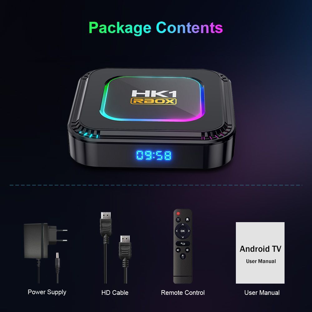HK1 RBOX K8 ROCKCHIP RK3528 AVS+ Dual-Band Bluetooth OTT TV Box_voghion.com