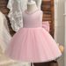 Kinderkleidung Mädchen Prinzessinnenkleid Kinderhochzeitskleid Blumenmädchenkleid Hostessen-Klavierauftrittskostüm Flauschiger Gazerock Hostessen_voghion.com