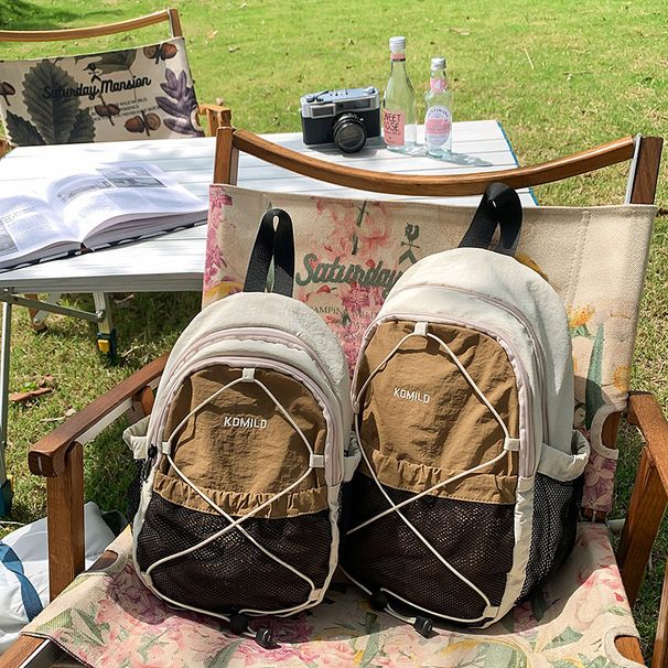 Retro Mini Backpack Female Students Outdoor Mountaineering Small Backpack Lightweight Male High School Multifunctional Breast Bag_voghion.com