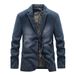 CT Dad's New Men's Middle-aged Stylish Slim Fit Spring Autumn Denim Jacket Business Casual Suit_voghion.com