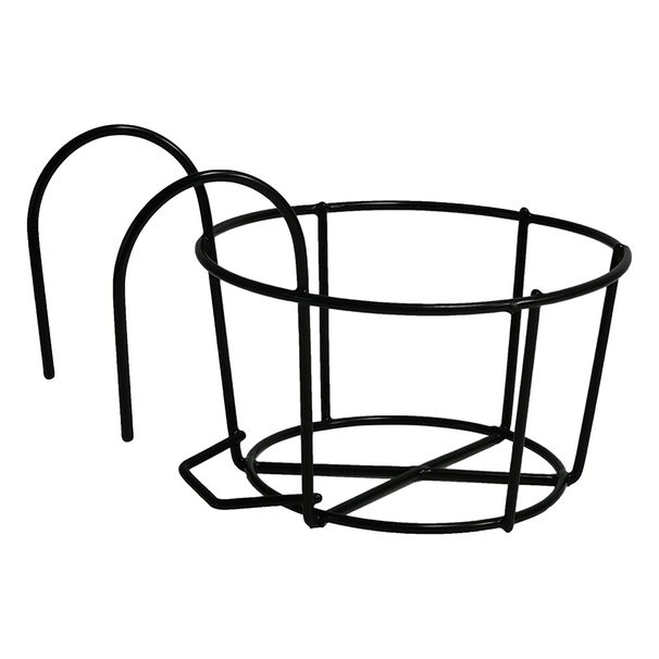 Hængende plantestativer til balkon, rundt blomsterpottestativ, rækværk til udendørs forsendelse af plantepotter_voghion.com