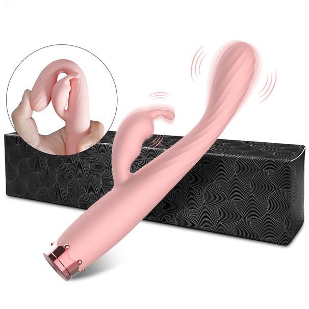 Vibromasseur lapin point G pour débutant Stimulateur de clitoris Masturbateur féminin Produits pour adultes Jouet sexuel pour femme_voghion.com