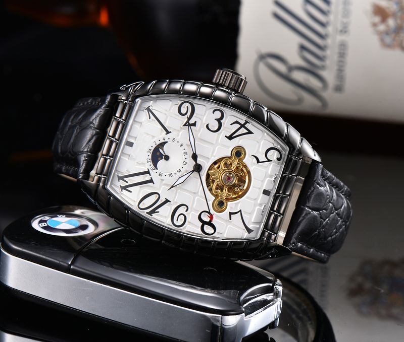 2023 Transparant automatisch mechanisch Ghost Head Frans wijnemmervierkant herenhorloge_voghion.com