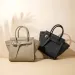 High-End Feeg Top Layer Large Capacity Solid Color Genuine Tote Wing Bag Quality Cow Leather Handbag_voghion.com
