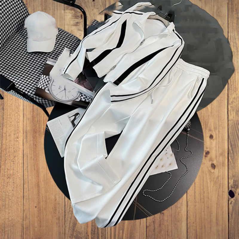 Women's Clothing Sports Casual Suit Fashionable And Stylish Age Reducing High End Petite Slim Fitting Short Sweater Two Piece Suit_voghion.com