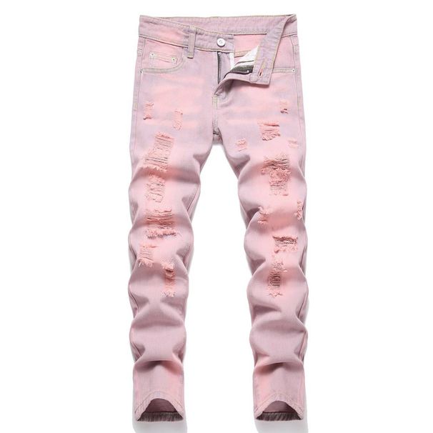 Gerade geschnittene Jeanshose für Mutter und Kind, nicht elastisch_voghion.com