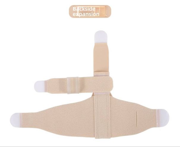 Correttore per alluce valgo – Separatore dita traspirante e supporto per alluce con cinturini regolabili per sollievo giorno/notte (coppia, beige/tono pelle, taglie S/M/L)_voghion.com