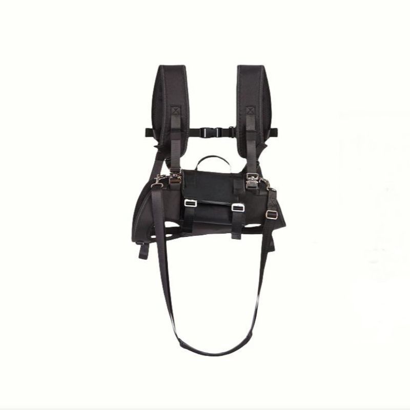 Fairydog Doppelter Schulter-Crossbody-Haustier-Hunderucksack für kleine und mittelgroße Hunde mit Leinengriff für Ausritte im Freien_voghion.com