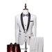 CT 2025 New Style Green Fruit Collar Men's Tuxedo Three-Piece Plus Size Wedding Groom Suit Set_voghion.com