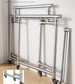 Molensige 304 Laser Full Welding Thickened Stainless Steel Telescopic Clothes Rustproof Balcony Dormitory Drying Rack_voghion.com