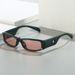 Vintage Square Sunglasses for Women and Men Rectangle Shades Frame with Custom Fashionable Glasses_voghion.com