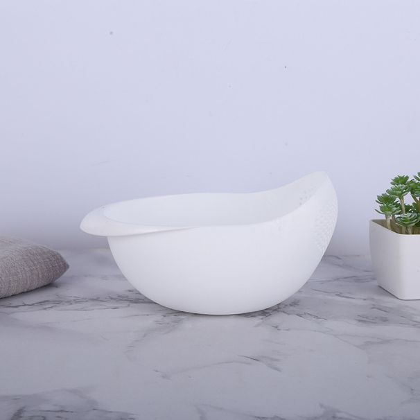 Multifunktionaler verdickter Reiswaschkorb/Obstteller/Abtropfsieb/Reiswaschbecken Kunststoff-Abtropfwaschkorb_voghion.com