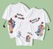 Camiseta de manga corta de algodón puro para padres e hijos, de verano, nueva, de dinosaurio pequeño colorido, muy vendida, para familias de tres o cuatro personas._voghion.com