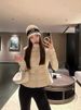Casual Slim-fit Lightweight Down Jacket For Women In Winter With A Stand-up Collar For Warmth And Comfort, Suitable For Yoga._voghion.com