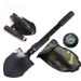 Compact Folding Survival Shovel – 4-in-1 Multi-Tool For Camping, Hiking & Car Emergency (Stainless Steel, Portable, Digging, Hammer)_voghion.com