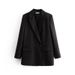 Women's Fashion Temperament Wind Two-button Suit Jacket_voghion.com