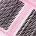 D-Curl Individual Cluster Segmented False Eyelashes, Natural Thick Daily Eyelashes_voghion.com