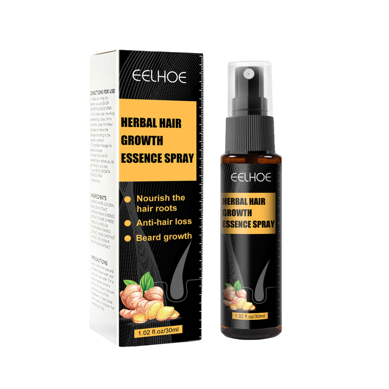 EELHOE Herbal Pret Falling Roller Essence Baro un atjauno matu saknes un galvas ādu pret izkrišanu nostiprinoša un biezu matu esence_voghion.com