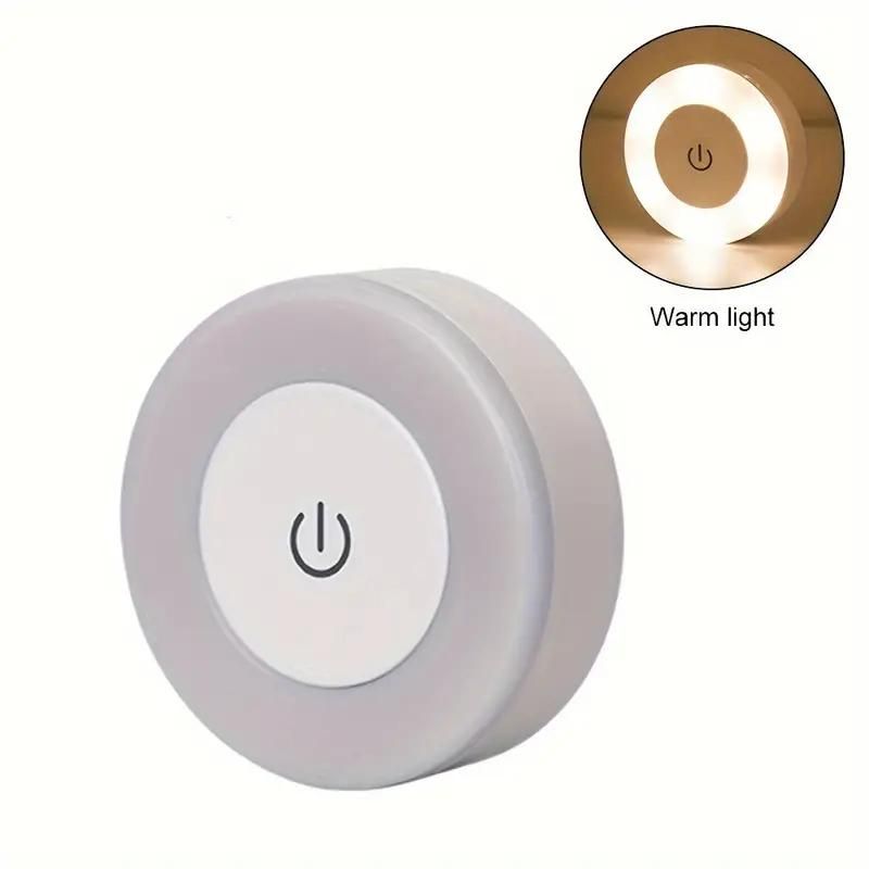 Led Touch Night Light Wireless Magnetic Suction Usb Charging Wardrobe Cabinet Light Bedside_voghion.com