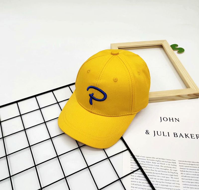 children's baseball cap casual letter embroidery peaked cap boys and girls spring and autumn outdoor sun visor _voghion.com