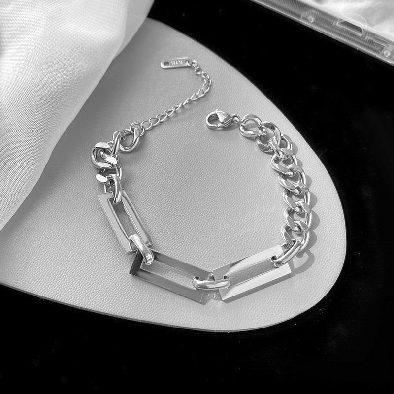 Simple Stainless Steel Necklace Women Hip Hop Gold Color Cuba Chain Cuban Minimalist Choker Necklace Jewelry_voghion.com
