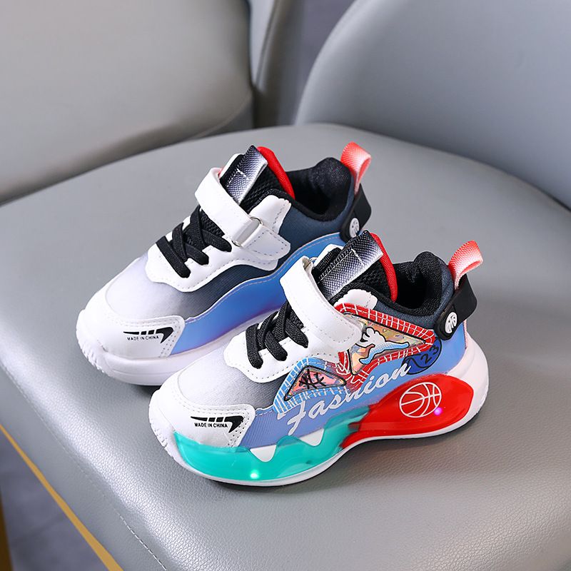 Scarpe sportive per bambini Ragazzi Ragazze Autunno Inverno Scarpe per bambini di età media Scarpe da basket per la scuola elementare X0023_voghion.com