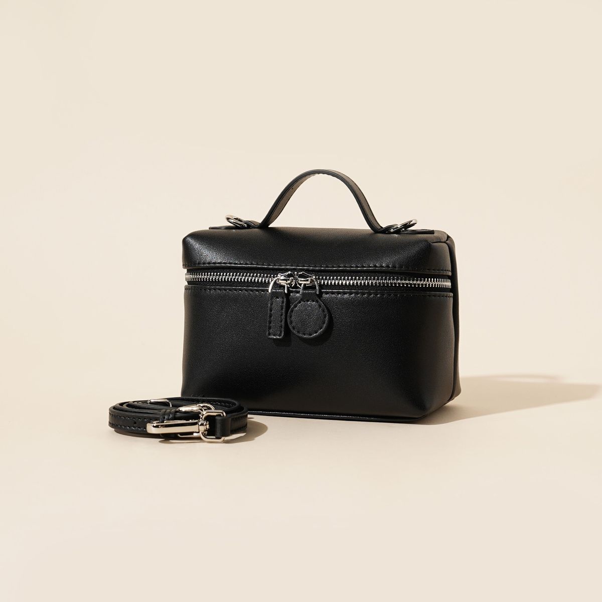 LP Lunch Box Cowhide Spring Summer Genuine Leather Mini High-end Ins Style Niche Simple Fashion Crossbody Bag_voghion.com