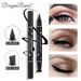 Doppelseitiger Stempel-Eyeliner-Stift – Marker-Stil, Mini-Dreiecksstempel, 2-in-1-Eyeliner-Tool für Lazy Makeup_voghion.com