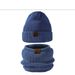 Unisex Doppelt verdickte Strickmütze Hals Kit Hipster Herren verdickter Gesichtsschutz Winddichte warme Mütze Kit Damen_voghion.com