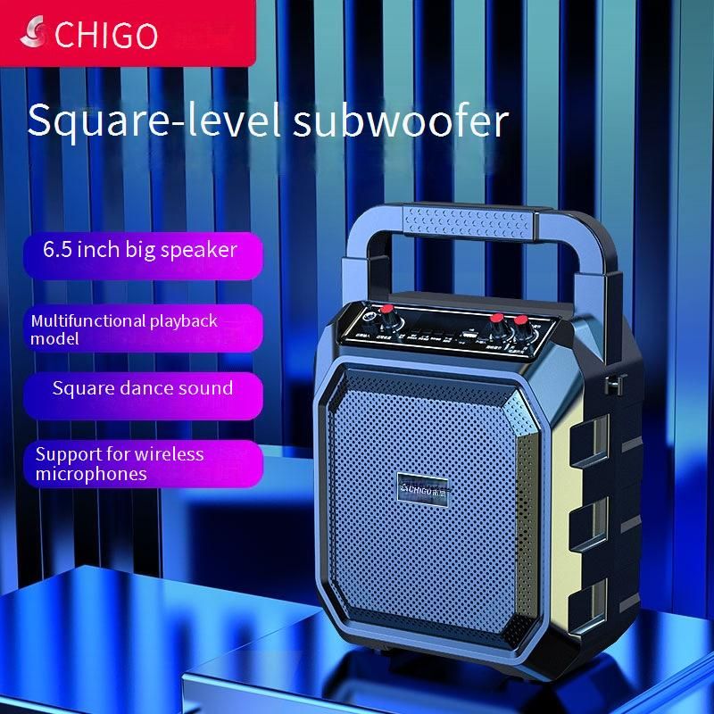 Tragbare Lautsprecher Outdoor Square Dance Lautsprecher Tragbare Lautsprecher Home Karaoke Hohe Lautstärke Mit Mikrofon Bluetooth Karte Wireless_voghion.com