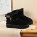 Women's Shoes Side-Zip Snow Boots – Shearling Lined Winter Shoes (Waterproof & Slip-Resistant)_voghion.com