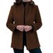 2025 New Autumn And Winter Simple Long Sleeve Turn-Down Collar Button Slim Wool Coat For Women_voghion.com