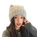 Cat Ear Knitted For Women, Autumn And Winter New Japanese Style Warm Cute Knit Hat, Korean Version Thickened Versatile_voghion.com