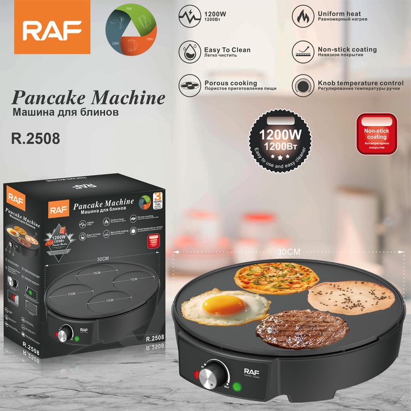 RAF Multi funcional Toast Wafers Home Dupla face Aquecimento Areia Café da manhã hine Padrão Europeu Transfronteiriço_voghion.com