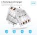 4 Multi-Port UK Stecker Schnell Schnell Ladung USB Hub Netz Adapter Wand Ladegerät Telefon ~_voghion.com
