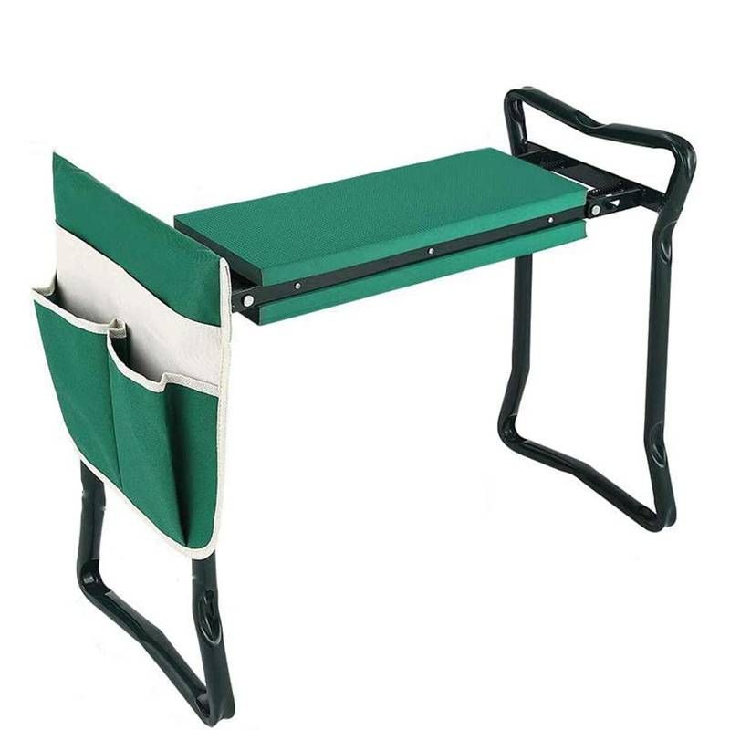 Sodo Kneeler sėdynės sulankstoma taburetė 330 svarų talpa - apsaugo jūsų kelius, drabužius nuo nešvarumų ir žolės dėmių_voghion.com