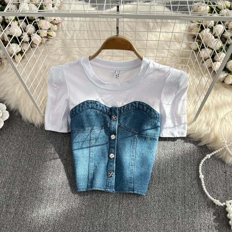 Women's Clothing Shirt Summer New Short Sleeve Design Niche Top Trend_voghion.com