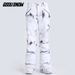 Dames skibroek Winddicht, waterdicht, warm, ademend snowboard slim sneeuwbroek_voghion.com