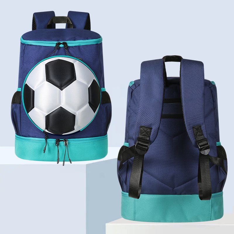Storage Bags Children's Football Backpack Basketball Storage Bag Multifunctional Large Capacity Sports Outdoor Training Equipment Bag School Bag_voghion.com