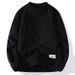Pullover Herren Rundhals Pullover Strickpullover Quadratischer Herren Langarm Trendy Casual Thread_voghion.com