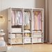 Freestanding Wardrobe Rack – Modern Open Closet Organizer With Shelves, Multi-Tier Hanging Storage For Bedroom & Rental Homes_voghion.com